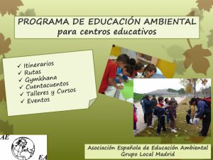 Programa Escolar de Educación Ambiental